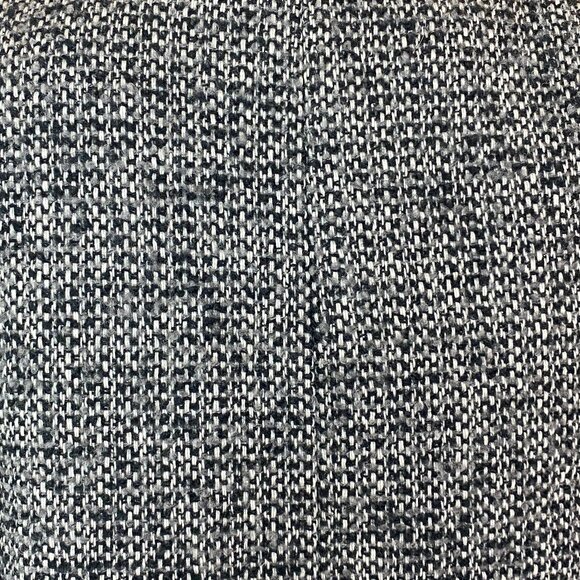J. Crew Factory Wool Blend Tweed City/Pea Coat Black White Sz 00 #246G - Picture 7 of 10